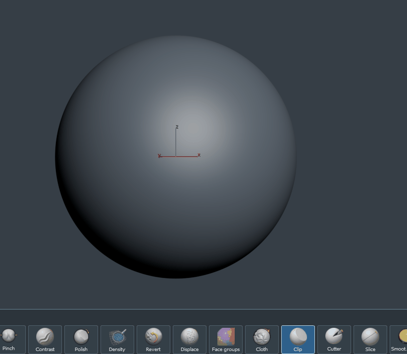 Animated Clipper Brush example