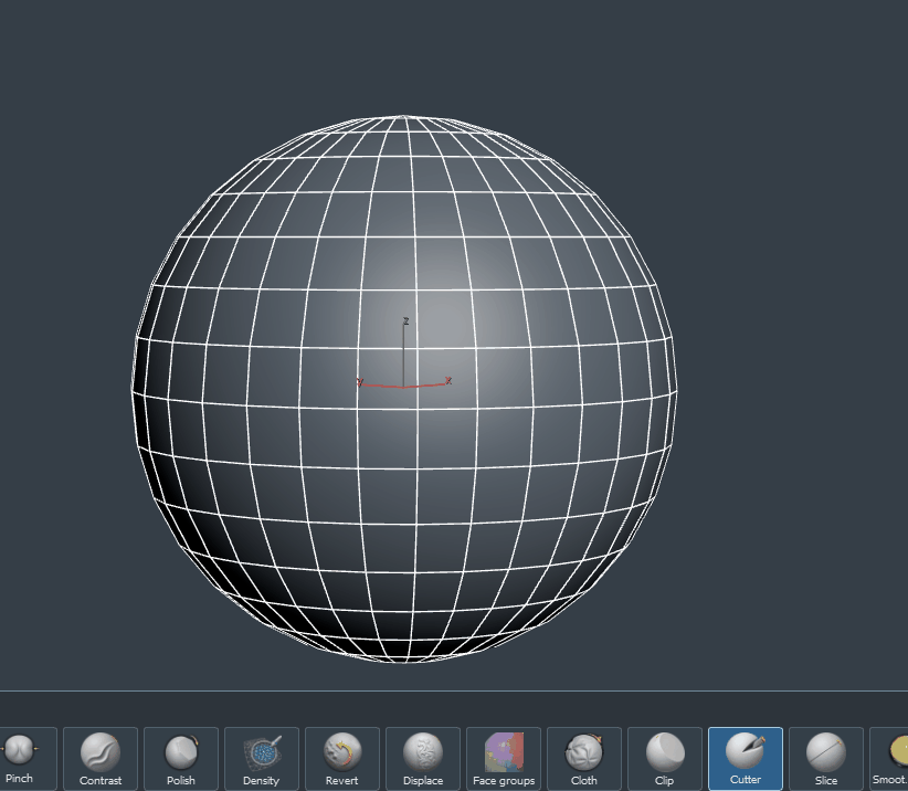Animated Cutter Brush example
