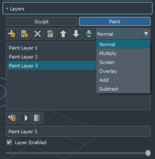Paint Layers panel