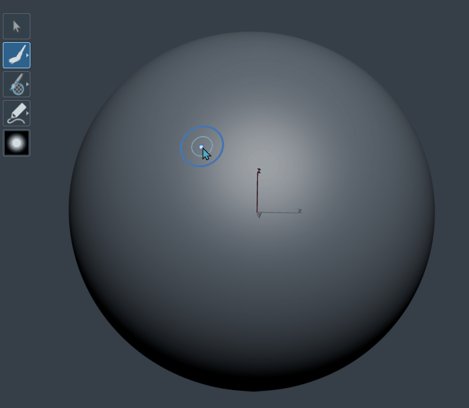 Animated paint draw example