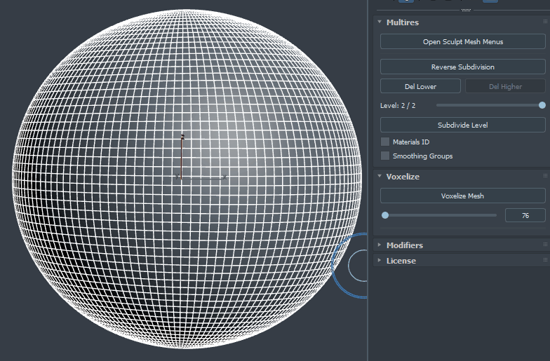 Animated Voxelize example