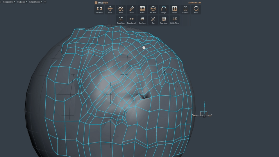 Projecting vertices back to the High Poly.