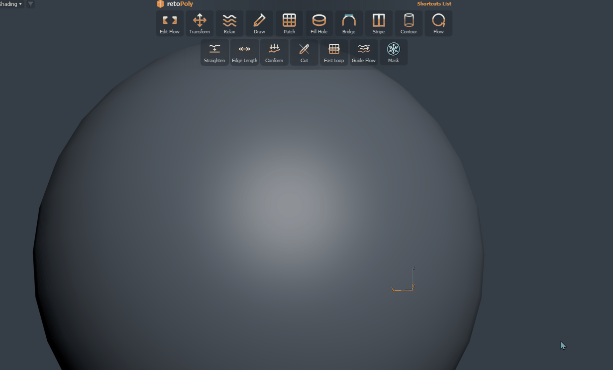 Draw guide and row extrusion workflow.